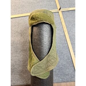 Vintage US Military Cap Insulating Helmet Liner 7 1/4 Green Cotton Nylon 1972